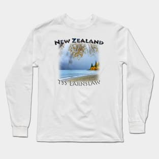 New Zealand - Queenstown, TSS Earnslaw Steamship Long Sleeve T-Shirt